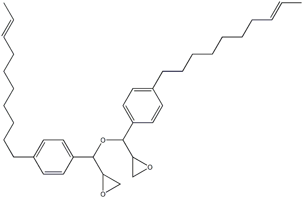 4-(8-Decenyl)phenylglycidyl ether Struktur