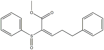 (2E)-2-Phenylsulfinyl-5-phenyl-2-pentenoic acid methyl ester