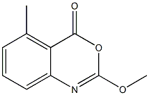 2-Methoxy-5-methyl-4H-3,1-benzoxazin-4-one Structure