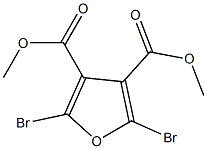 2,5-Dibromofuran-3,4-dicarboxylic acid dimethyl ester Structure