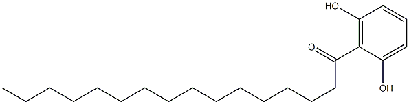 2-パルミトイルレソルシノール 化学構造式