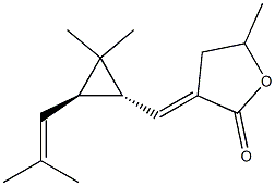 (3E)-Dihydro-5-methyl-3-[[(1R,2R)-3,3-dimethyl-2-(2-methyl-1-propenyl)cyclopropan-1-yl]methylene]furan-2(3H)-one