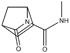 2-(メチルカルバモイル)-2-アザビシクロ[2.2.1]ヘプタ-5-エン-3-オン 化学構造式