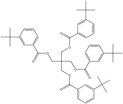 Pentaerythritol tetra(3-tert-butylbenzoate) Struktur
