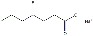 4-Fluoroheptanoic acid sodium salt