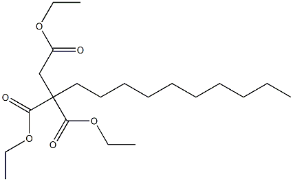 3,3-Bis(ethoxycarbonyl)tridecanoic acid ethyl ester