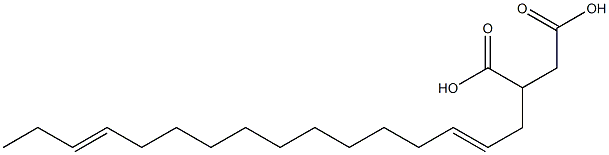 (2,13-Hexadecadienyl)succinic acid 结构式