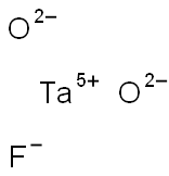 Tantalum(V) fluoride dioxide Structure