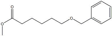 6-(Benzyloxy)hexanoic acid methyl ester Struktur