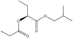 [S,(-)]-2-Propionyloxybutyric acid isobutyl ester