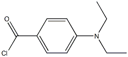 p-(Diethylamino)benzoyl chloride Struktur