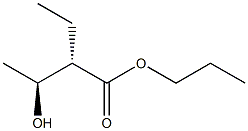 (2S,3S)-2-Ethyl-3-hydroxybutyric acid propyl ester|