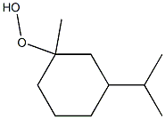 1-Methyl-3-isopropylcyclohexyl hydroperoxide Structure