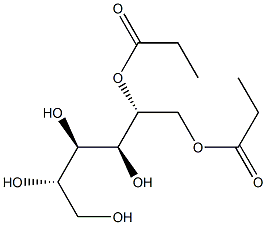 D-グルシトール5,6-ジプロピオナート 化学構造式