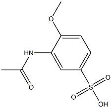 3-Acetylamino-4-methoxybenzenesulfonic acid