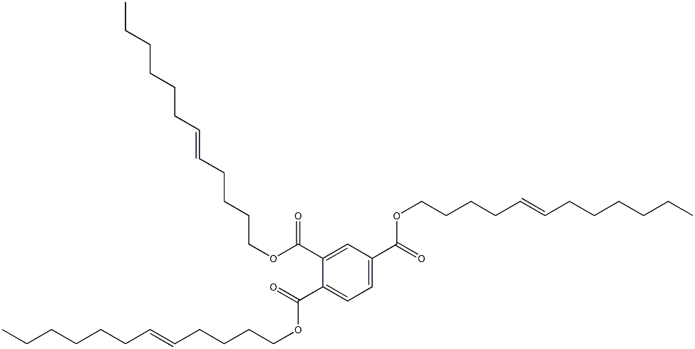1,2,4-Benzenetricarboxylic acid tri(5-dodecenyl) ester 结构式
