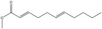 2,6-Undecadienoic acid methyl ester Structure