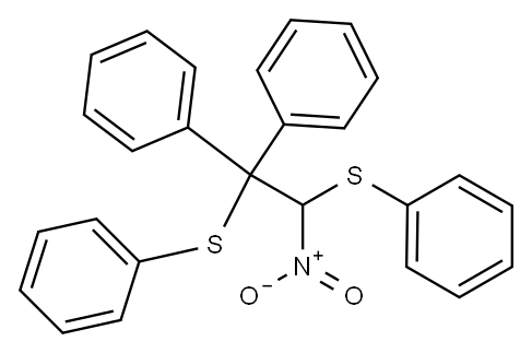 1,2-Bis(phenylthio)-1-nitro-2,2-diphenylethane Structure