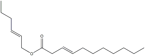 3-Undecenoic acid 2-hexenyl ester Struktur
