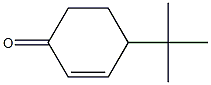 4-tert-ブチル-2-シクロヘキセン-1-オン 化学構造式
