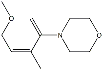 4-[(Z)-2-Methyl-1-methylene-4-methoxy-2-butenyl]morpholine|