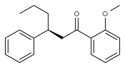 [S,(-)]-1-(2-Methoxyphenyl)-3-phenyl-1-hexanone