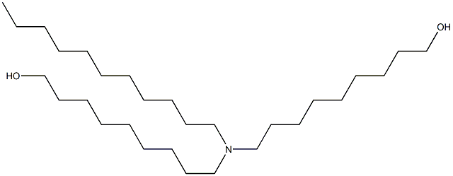 9,9'-(Undecylimino)bis(1-nonanol) Structure