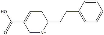 1,2,5,6-Tetrahydro-6-(2-phenylethyl)pyridine-3-carboxylic acid Structure