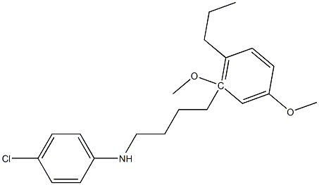  N-(4-Chlorophenyl)-2,4-dimethoxy-5-propylbenzene-4-butanamine