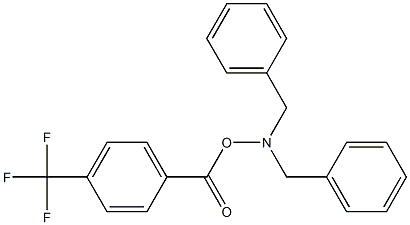 4-(Trifluoromethyl)benzoic acid (dibenzylamino) ester Struktur