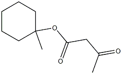 Acetoacetic acid 1-methylcyclohexyl ester Structure