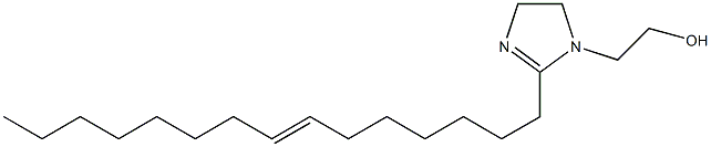 2-(7-Pentadecenyl)-2-imidazoline-1-ethanol Struktur