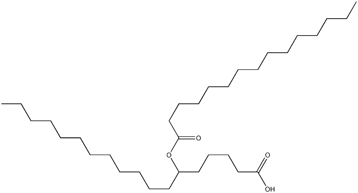 6-Pentadecanoyloxystearic acid Struktur