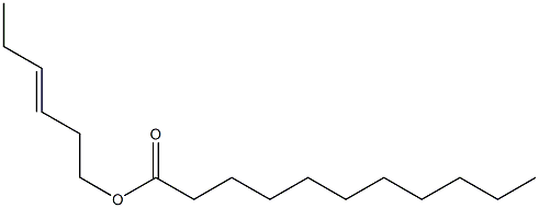Undecanoic acid 3-hexenyl ester Structure
