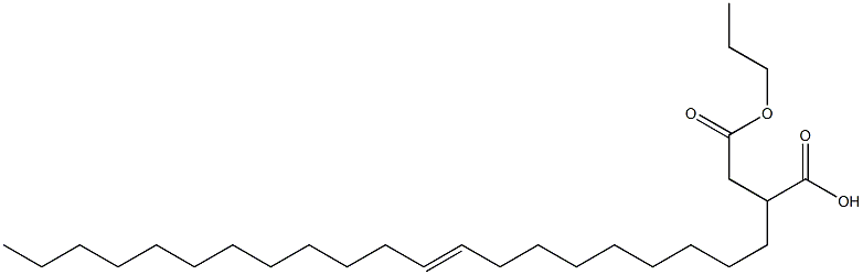 2-(9-Henicosenyl)succinic acid 1-hydrogen 4-propyl ester Struktur