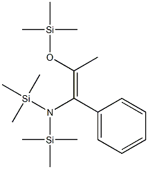 (Z)-1-[Bis(trimethylsilyl)amino]-2-(trimethylsilyloxy)-1-phenyl-1-propene Structure