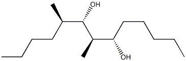 (5R,6S,7R,8S)-5,7-Dimethyltridecane-6,8-diol Structure