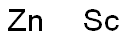 Scandium zinc Struktur