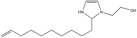 2-(9-Decenyl)-4-imidazoline-1-ethanol Structure