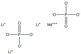 Lithium neodymium phosphate Structure