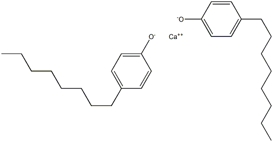 カルシウムビス(4-オクチルフェノラート) 化学構造式