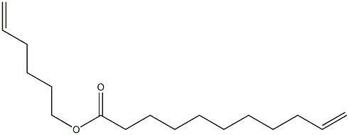 5-Hexenyl 10-undecenoate Structure