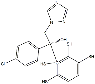 (1R)-1-(4-Chlorophenyl)-1-[[(2S)-tetrahydrothiophen]-2-yl]-2-(1H-1,2,4-triazol-1-yl)ethanol