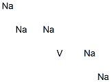 Vanadium pentasodium Struktur