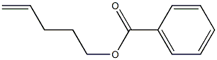 4-Pentenyl benzoate Struktur