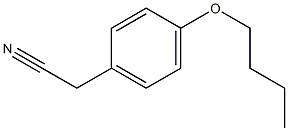 p-ブトキシフェニルアセトニトリル 化学構造式