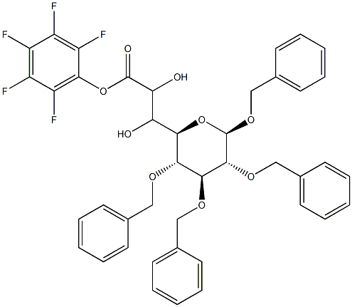 1,2,3,4-Tetra-O-benzyl-beta-D- glucopyranos-6-yl-hydroxy-acetic acid pentafluorphenylester
