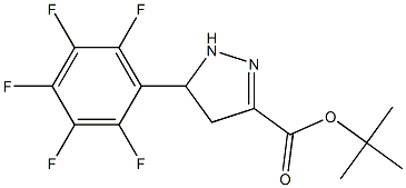 TERT-BUTYL 5-(PERFLUOROPHENYL)-4,5-DIHYDRO-1H-PYRAZOLE-3-CARBOXYLATE