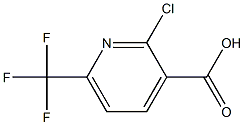 2-氯-6-三氟甲基吡啶-3-甲酸,,结构式