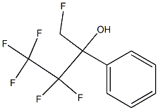 1,3,3,4,4,4-Hexafluoro-2-phenylbutan-2-ol 结构式